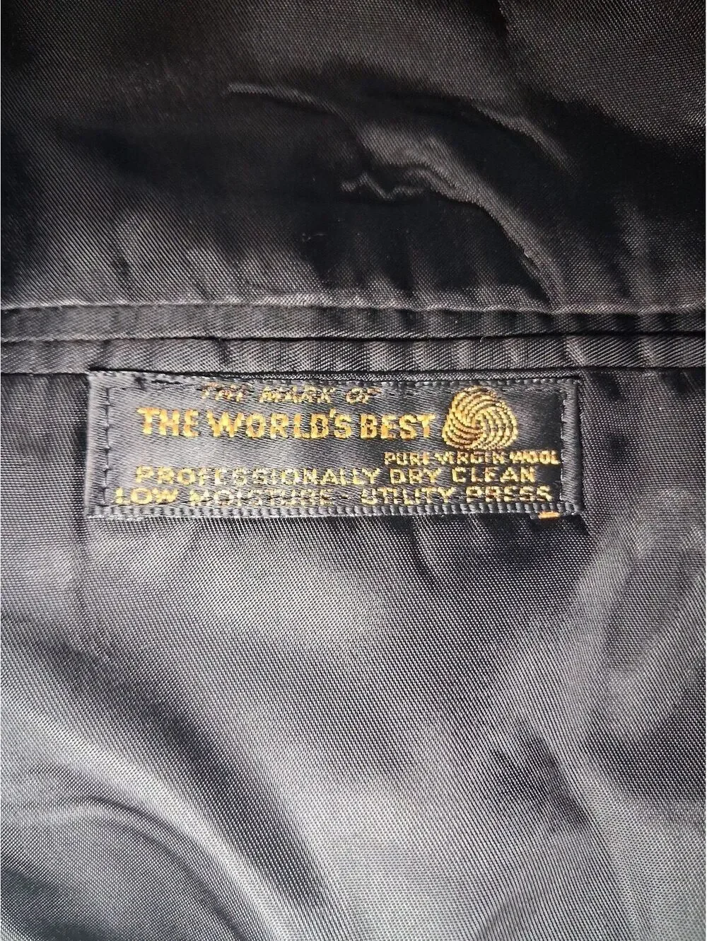 Hart Schaffner Marx 2 PC Suit 40L 30x32 Gray Virgin Wool
